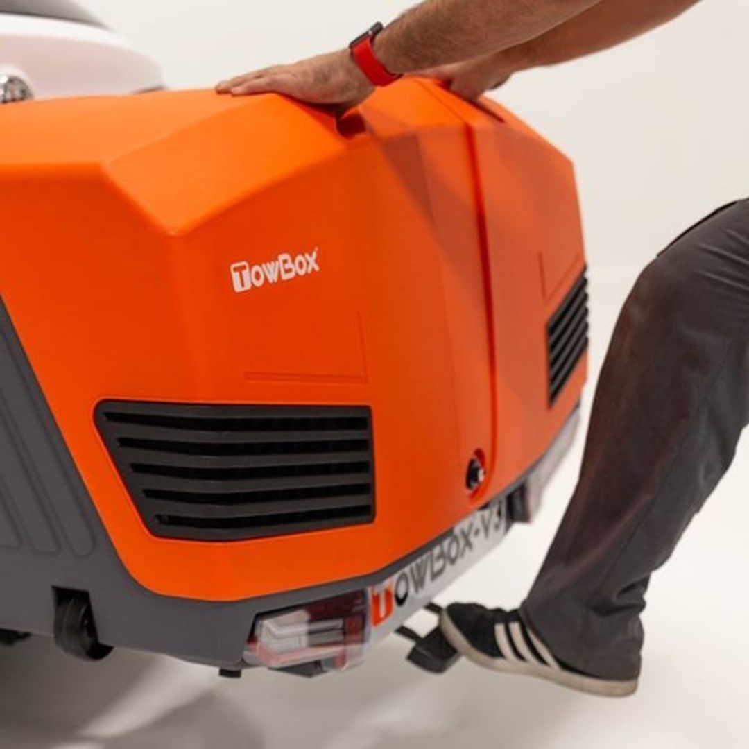 Μπαγκαζιερα Κοτσαδορου 400 Lt Towbox V3 Sport Orange (πορτοκαλι) Με LED Φαναρια - Thumbnail 19