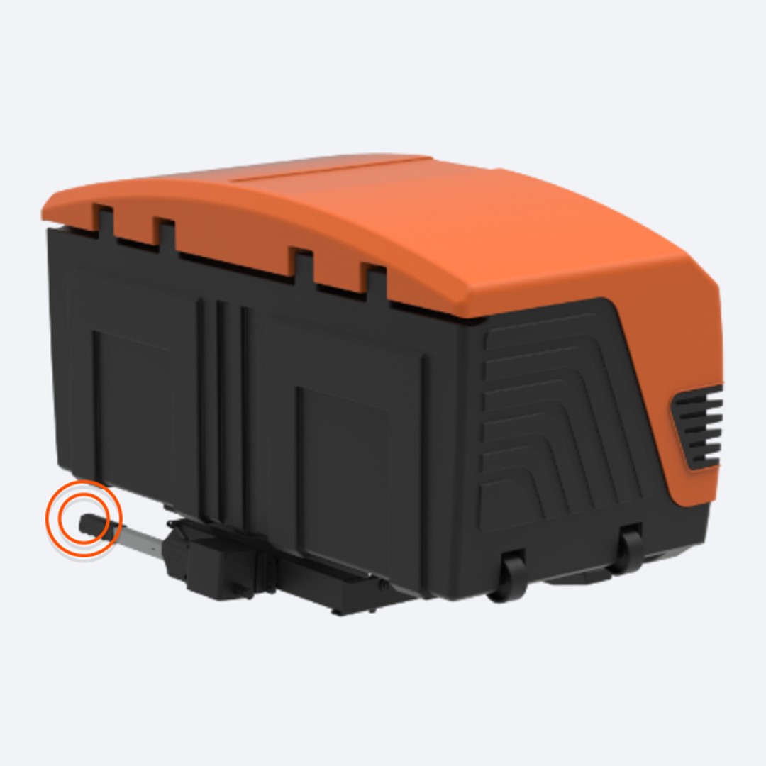 Μπαγκαζιερα Κοτσαδορου 400 Lt Towbox V3 Sport Orange (πορτοκαλι) Με LED Φαναρια - Thumbnail 8