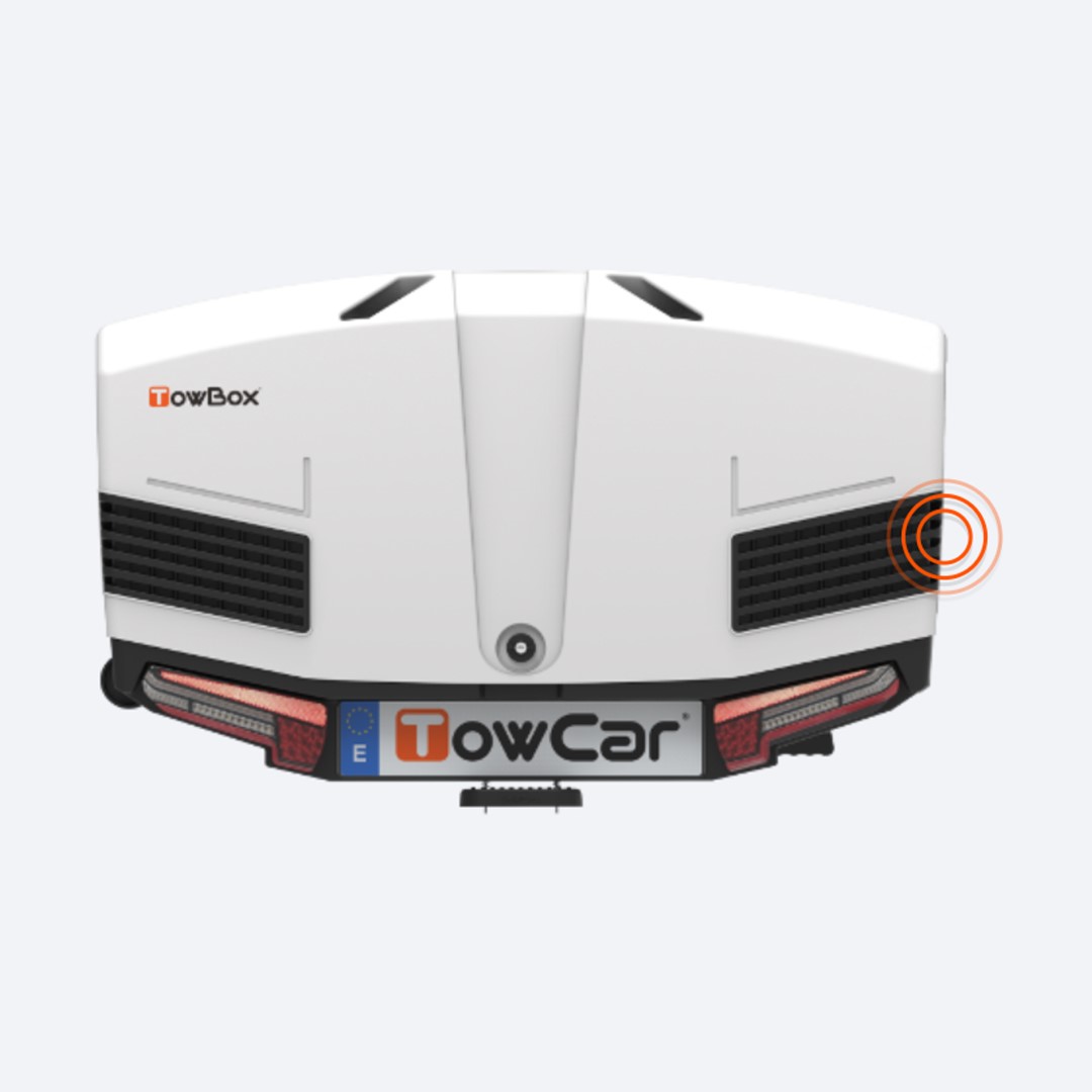 Μπαγκαζιερα Κοτσαδορου 400 Lt Towbox V3 Arctic White (λευκο) Με LED Φαναρια - Thumbnail 5