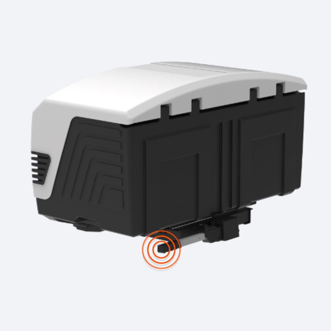 Μπαγκαζιερα Κοτσαδορου 400 Lt Towbox V3 Arctic White (λευκο) Με LED Φαναρια - Thumbnail 6