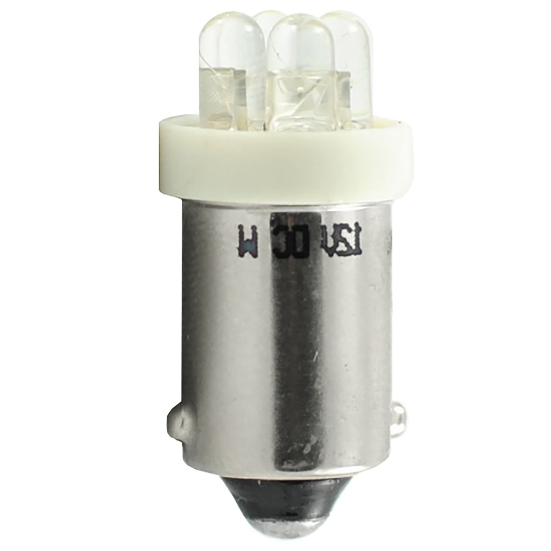 T4W 12V 0,96W BA9S (μινιον) LED 4XLED 3MM Λευκο Blister 2τεμ. M-TECH