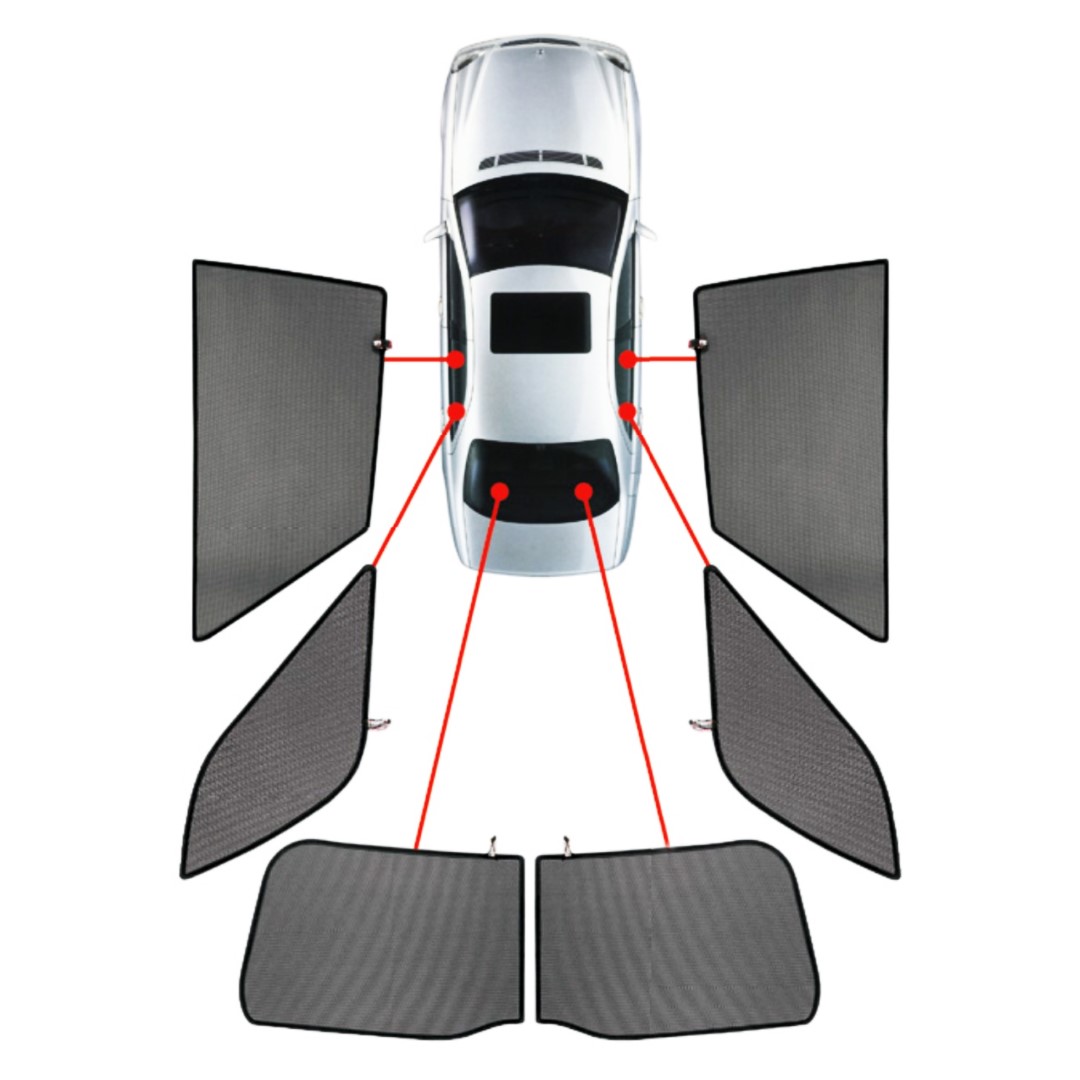 CarShades - ΚΟΥΡΤΙΝΑΚΙΑ CAR SHADES ΓΙΑ SUZUKI S-CROSS 5D 2013+ - 6 ΤΕΜ. (PVC.SUZ-SCRO-5-A)
