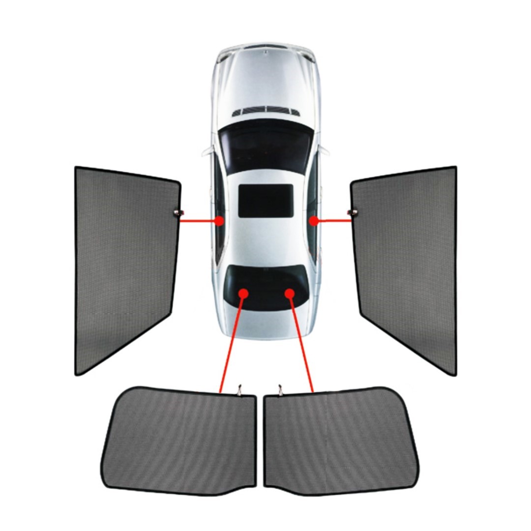 CarShades - ΚΟΥΡΤΙΝΑΚΙΑ CAR SHADES ΓΙΑ KIA STONIC 5D 2017+ - 4 ΤΕΜ. (PVC.KIA-STON-5-A)