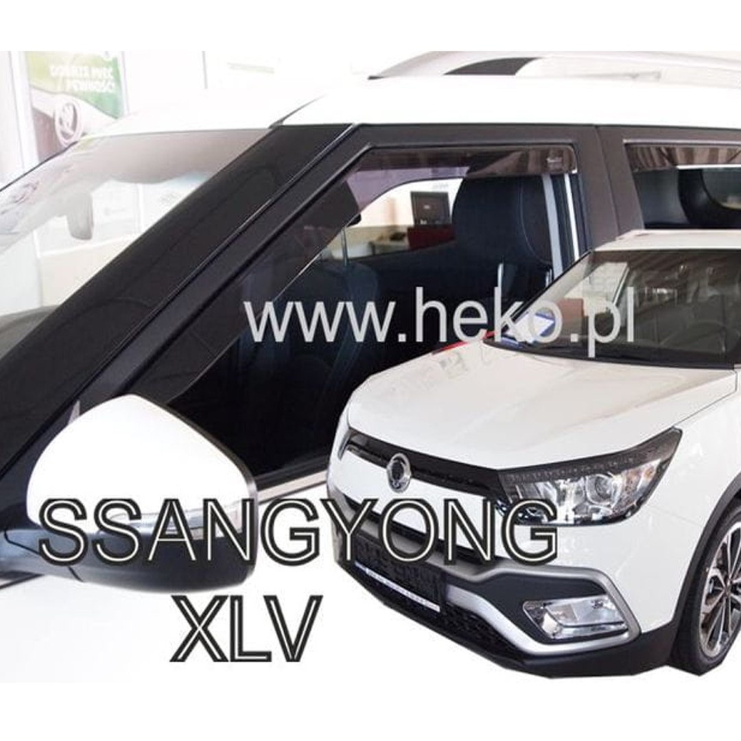 Ανεμοθραυστες Για Ssangyong Tivoli/xlv 5D 2015+ Σετ Αυτοκινητου Απο Ευκαμπτο Φιμε Πλαστικο HEKO - 4 Τεμ. - Thumbnail 2