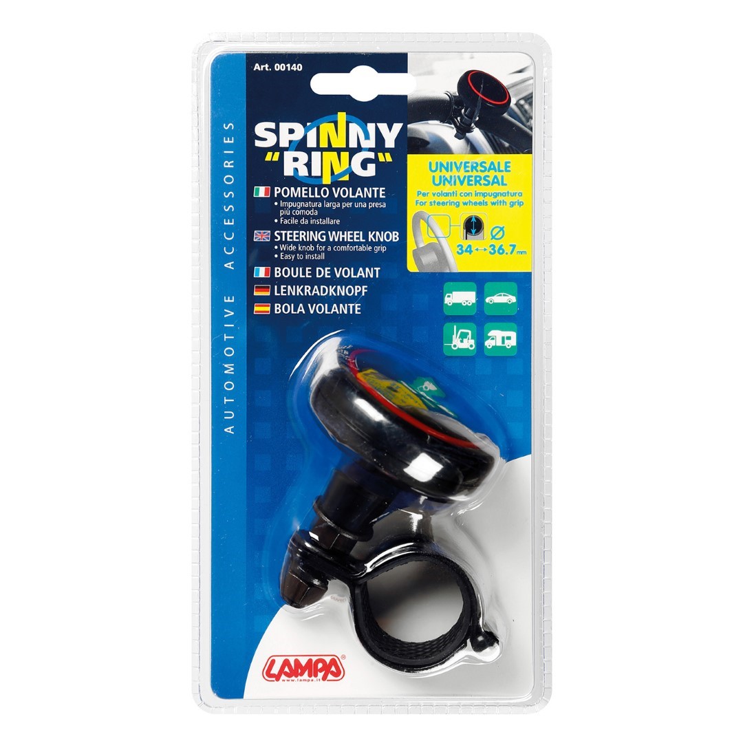 Τεμπελης Τιμονιου Spinny Ring 60MM Για Τιμονια 30-37MM (μαυρο/κοκκινη Ριγα) - Thumbnail 4