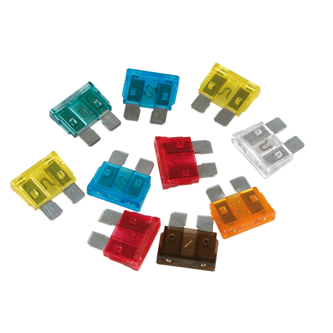 Ασφαλειες Plug-in 12/24V - 10 Τεμ. (καρτελα)