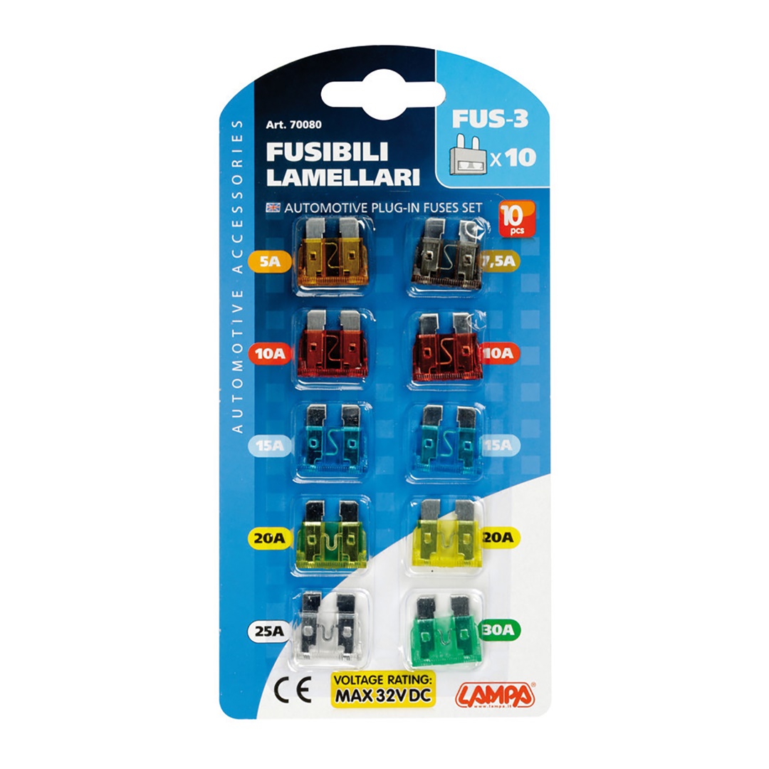 Ασφαλειες Plug-in 12/24V - 10 Τεμ. (καρτελα) - Thumbnail 2