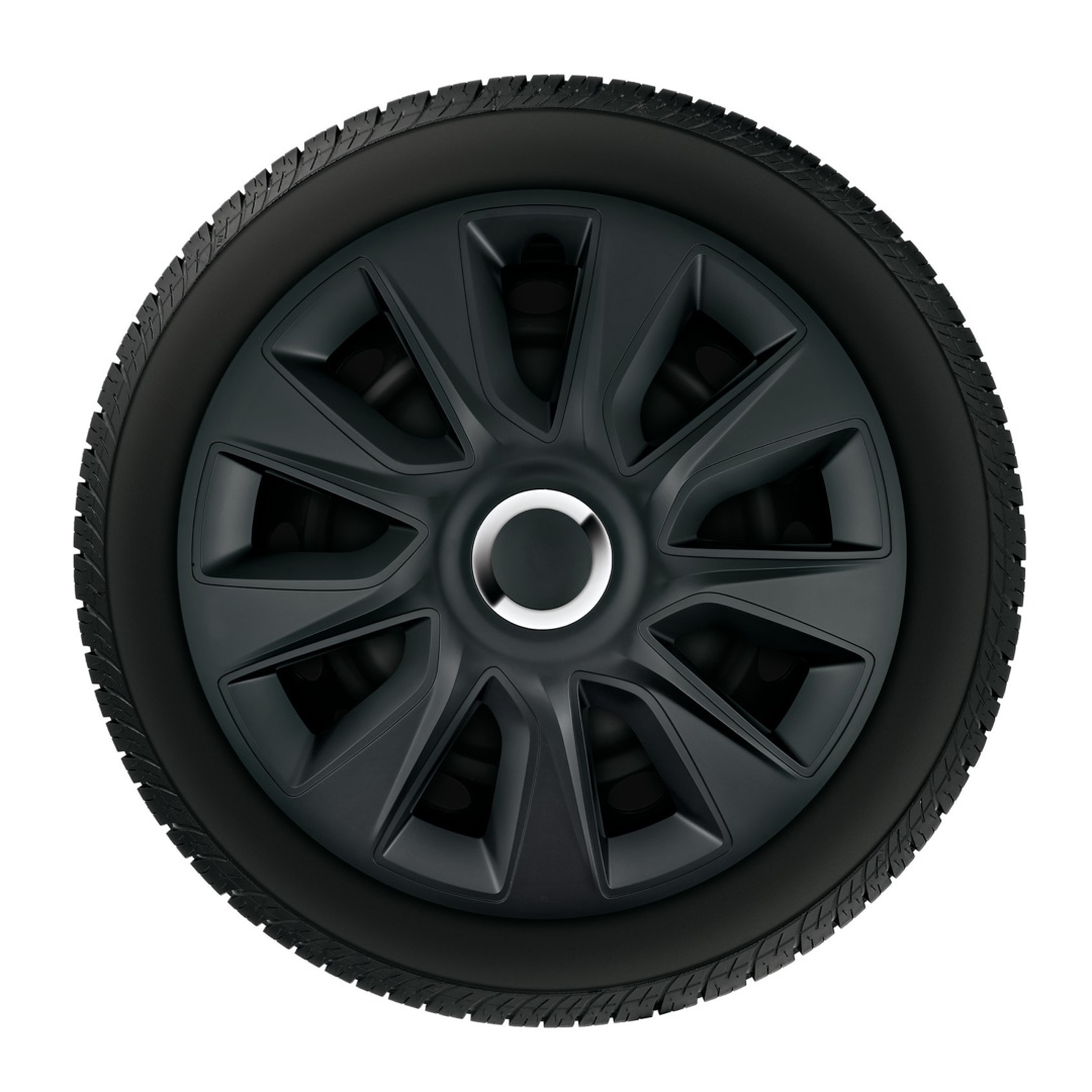 Τασια Stratos Rc 13 Inch Μαυρα Με Νικελ Δακτυλιδι Στο Κεντρο Σετ - Thumbnail 2
