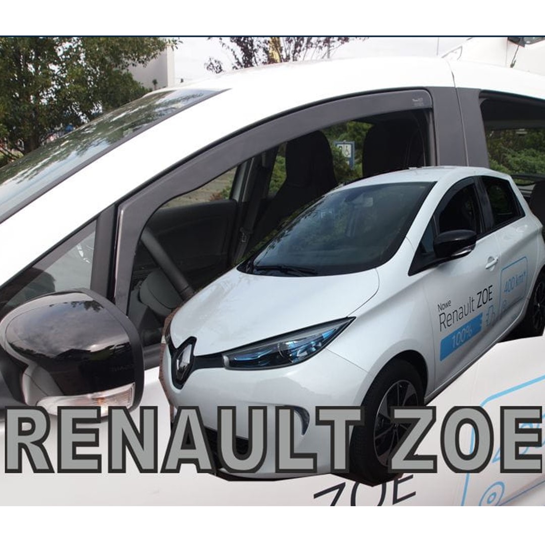 Ανεμοθραυστες Για Renault Zoe 5D 2012+ Ζευγαρι Απο Ευκαμπτο Φιμε Πλαστικο HEKO - 2 Τεμ.