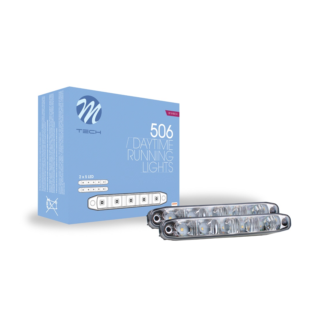 Προσθετο Daytime Drl 506SE 12V - Osram - Διεθνες (με 2X5HP LED - 160X35MM - 53X25MM) - 2 Τεμ. M-TECH - Thumbnail 3