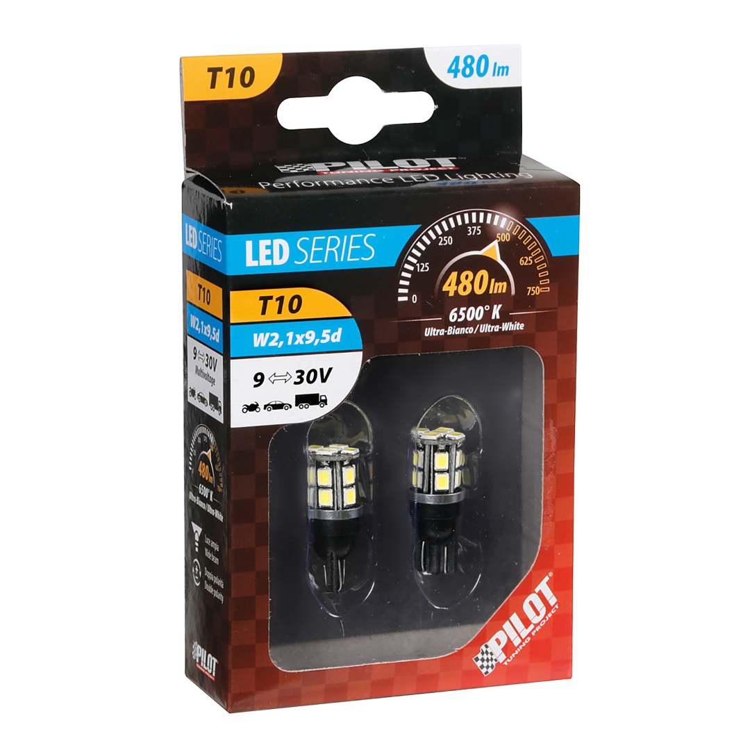 T10 9-30V W2,1X9,5D 6.500K 480LM 15SMD LED Λευκο (καρφωτο-διπλης Πολικοτητας) 2τεμ. - Thumbnail 3