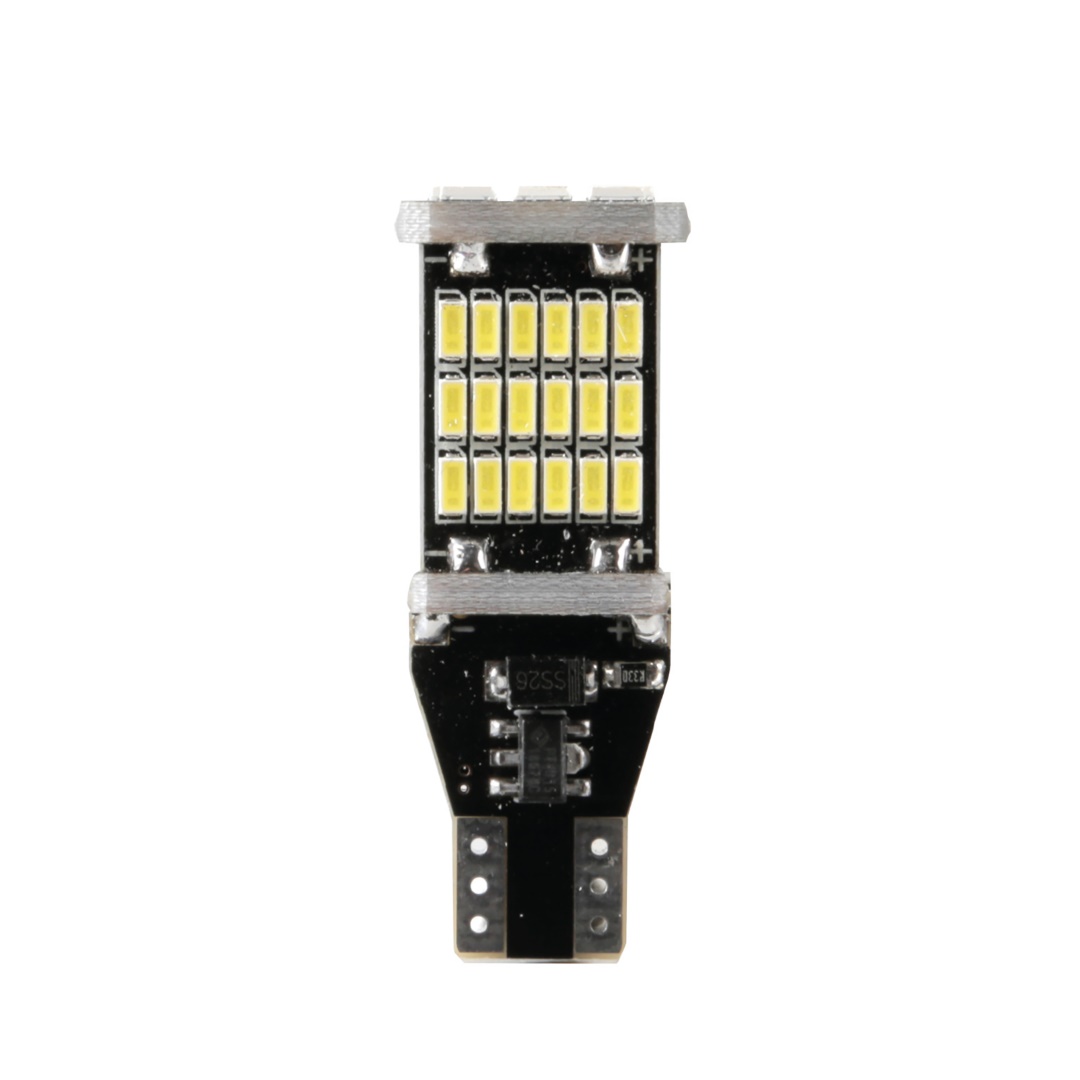 T15 12-18V W2,1X9,5D 6.500K 360LM 45SMD LED Λευκο (καρφωτο-διπλης Πολικοτητας) 2τεμ. - Thumbnail 2