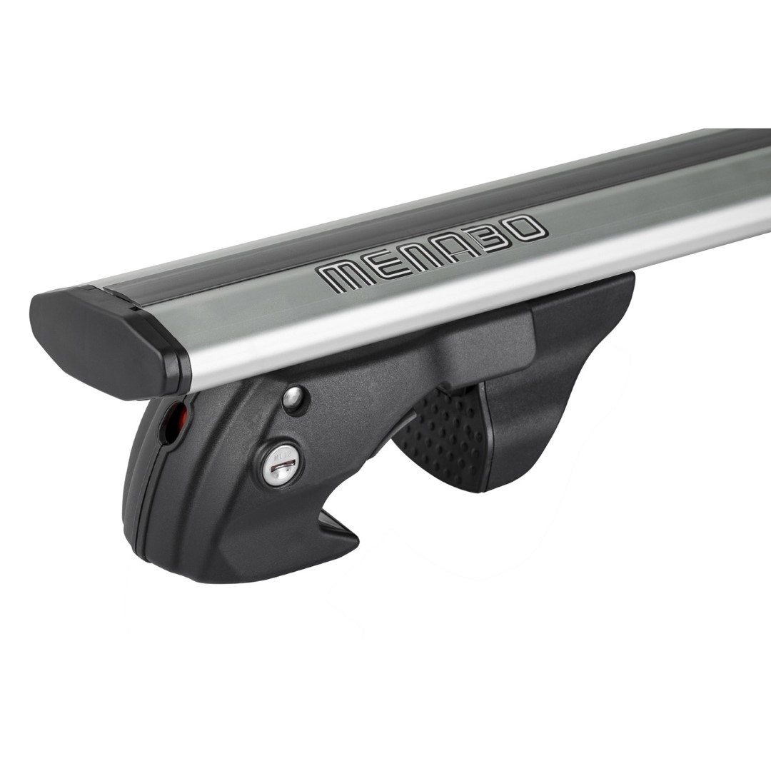 Μπαρες Οροφης Αλουμινιου Jackson Xl Silver 135 Cm Σε Ασημι Χρωμα Για Οροφη Με Raised Rails MENABO - 2 Τεμ. - Thumbnail 2