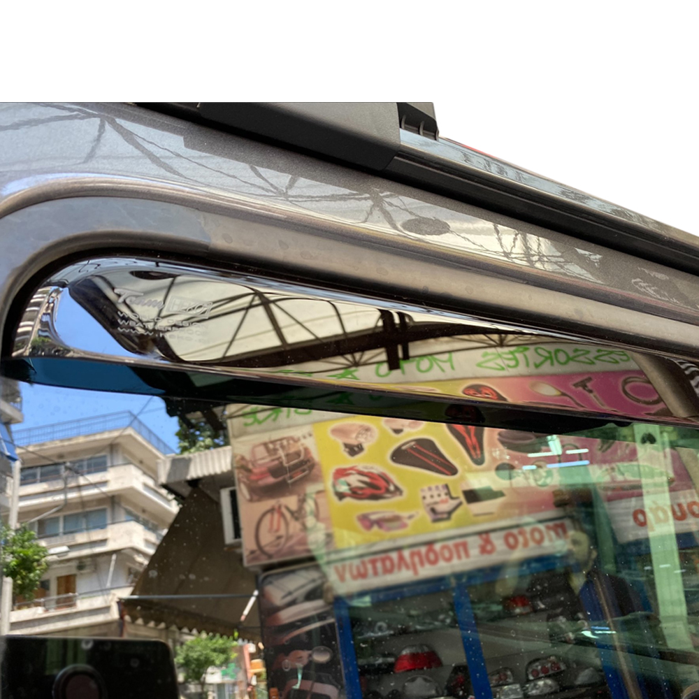 Ανεμοθραυστες Για Jeep Wrangler / Gladiator Jl Iv 5D 2019+ Ζευγαρι Απο Ευκαμπτο Φιμε Πλαστικο HEKO - 2 Τεμ. - Thumbnail 7