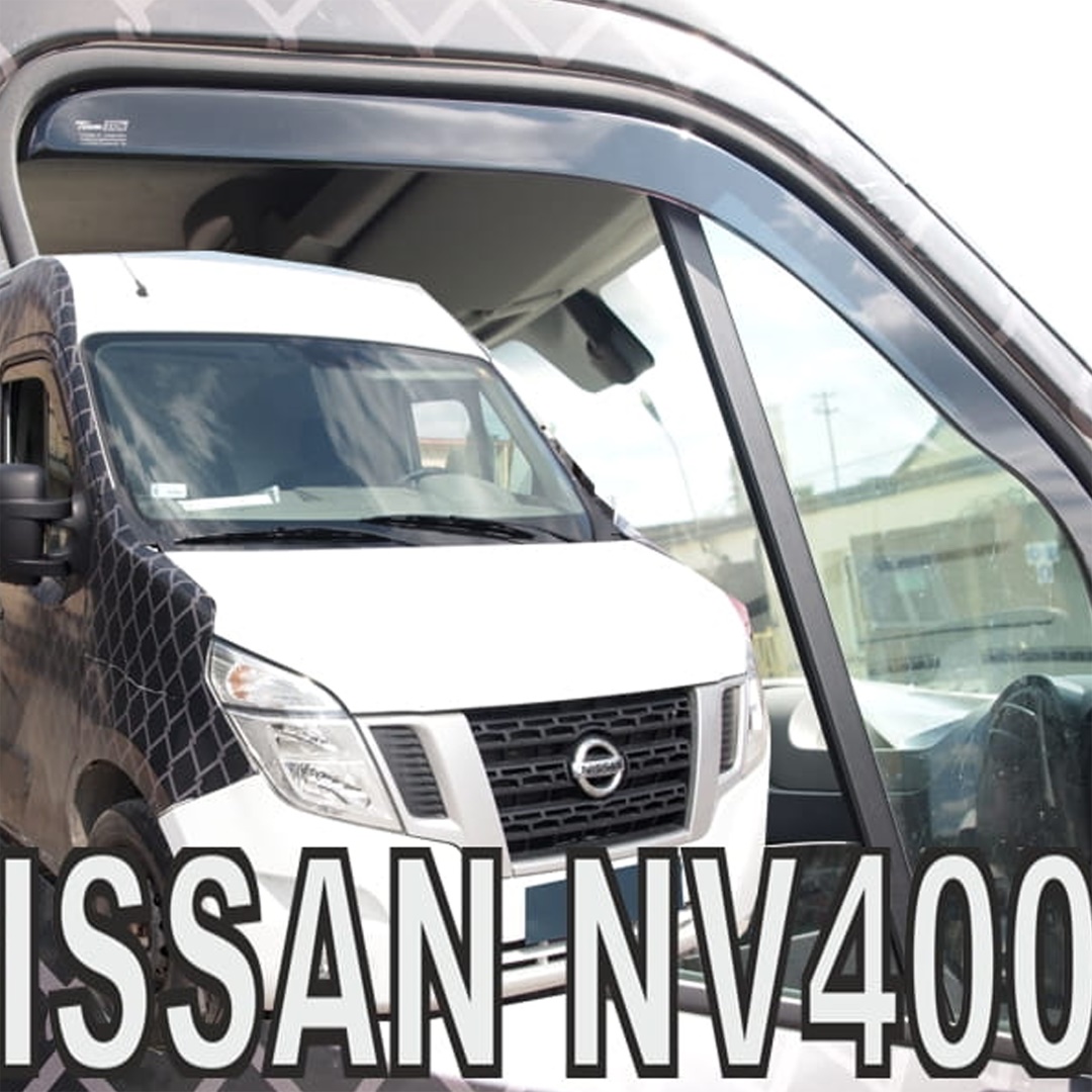 Ανεμοθραυστες Για Opel Movano B 2010+ / Renault Master 3 2010+ / Master Iv 2019+ / Nissan NV400 2011+ Μακρυ Ζευγαρι Van Απο Ευκαμπτο Φιμε Πλαστικο HEKO - 2 Τεμ. - Thumbnail 2