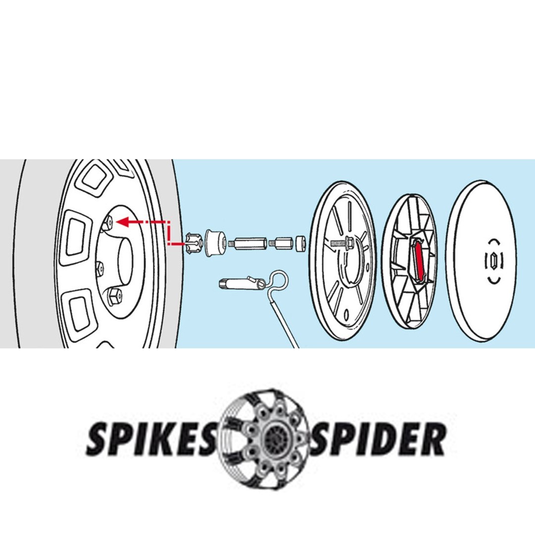 Ανταπτορες 17 Mm Για Spikes Spider Αλυσιδες (2 Τεμ.) - Thumbnail 3