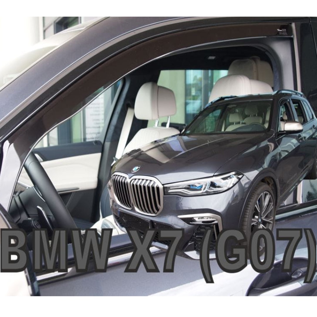 Ανεμοθραυστες Για Bmw X7 G07 5D 2018-2021 Ζευγαρι Απο Ευκαμπτο Φιμε Πλαστικο HEKO - 2 Τεμ.