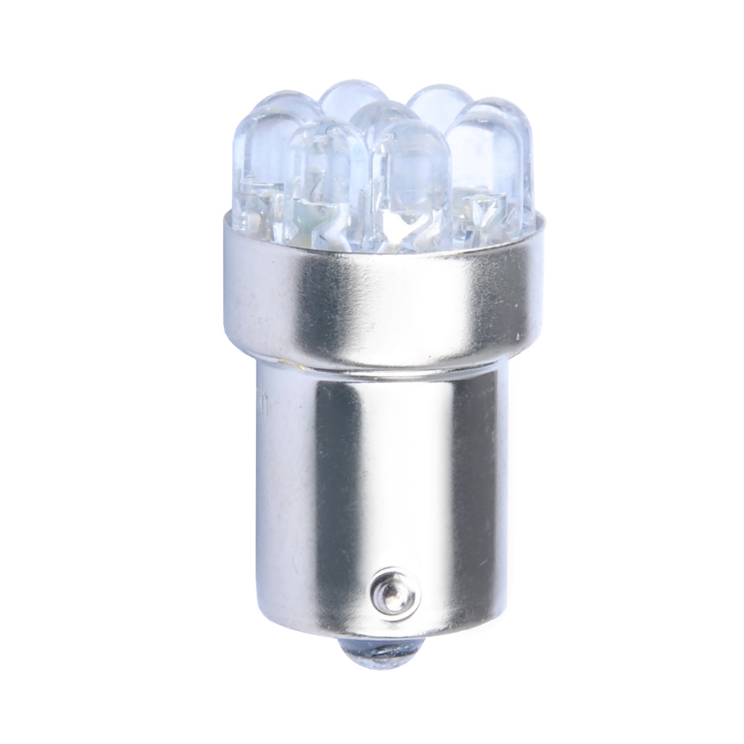 R5W/R10W 12V BA15S LED 9XSMD3014 Κοκκινο (μονοπολικο) Blister 2τεμ. M-TECH