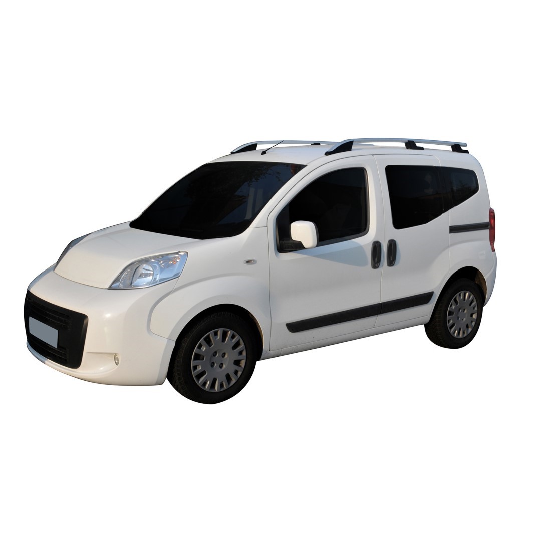 Μπαρες Οροφης Για Citroen Nemo 2008+ /peugeot Bipper 2008+ / Fiat Fiorino 2008+ Παραλληλες Αλουμινιου 2 Τεμ. Ασημι - Thumbnail 3