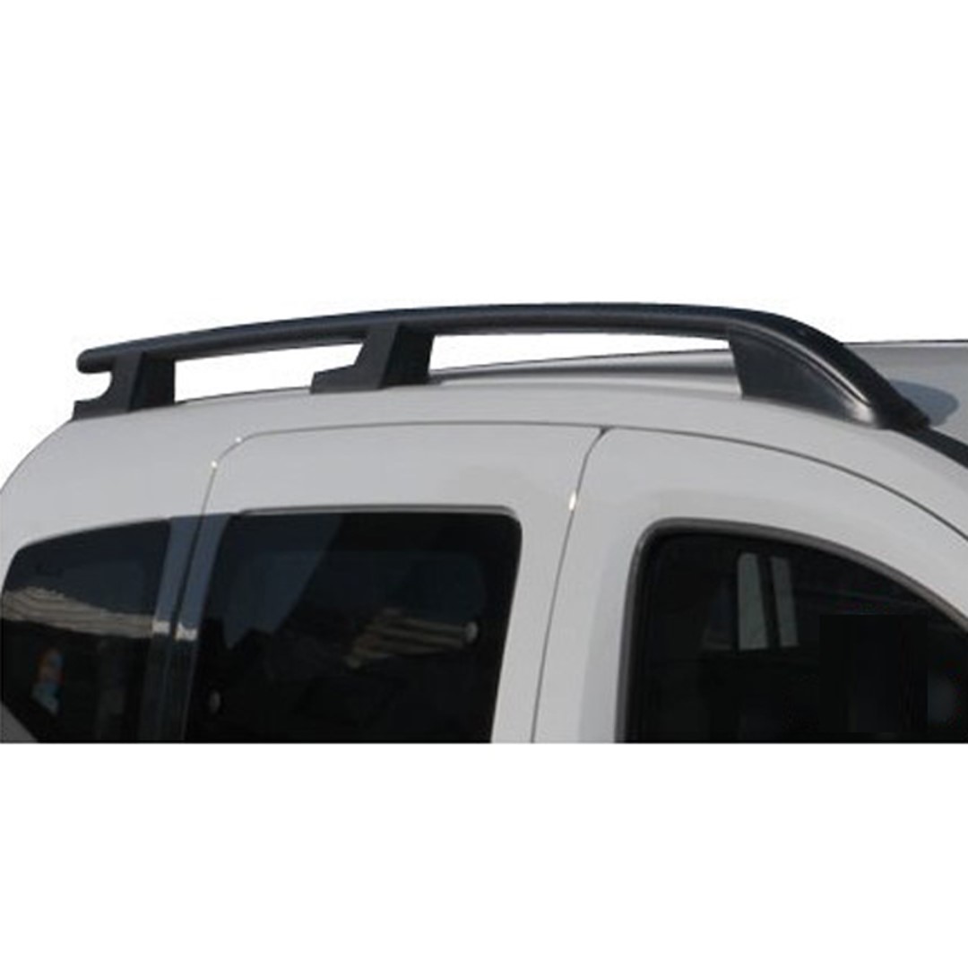 Μπαρες Οροφης Για Citroen Nemo 2008+ /peugeot Bipper 2008+ /fiat Fiorino 2008+ Παραλληλες Αλουμινιου 2 Τεμ. Μαυρες - Thumbnail 2