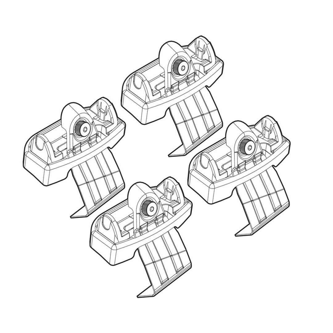 Ακρα Για Μπαρες NORDRIVE Για Ford C-max 11/10+ Kit