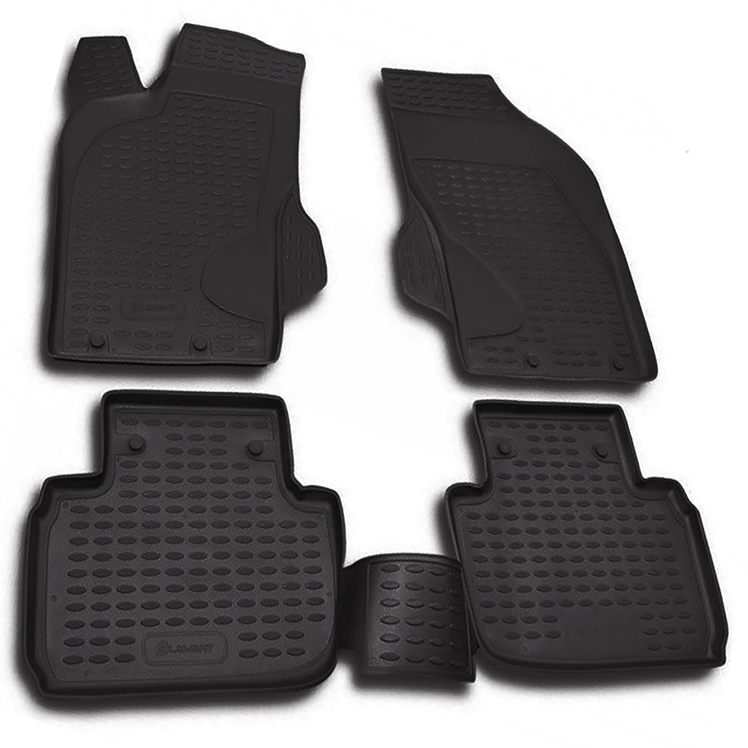 ΠΑΤΑΚΙΑ ΣΕ ΣΚΑΦΗ TPE ΛΑΣΤΙΧΟ ΓΙΑ ALFA ROMEO 147 12/2000-2008  ΣΕ ΜΑΥΡΟ ΧΡΩΜΑ NOVLINE - 4 ΤΕΜ.
