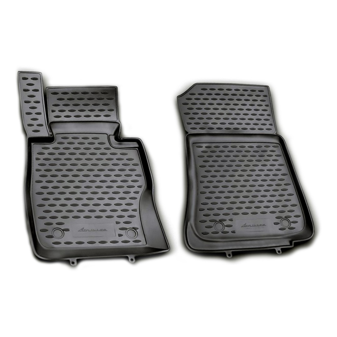 Πατακια Σε Σκαφη Tpe Λαστιχο Για Bmw X1 E84 2009-2015 NOVLINE Μαυρο - 2 Τεμ.
