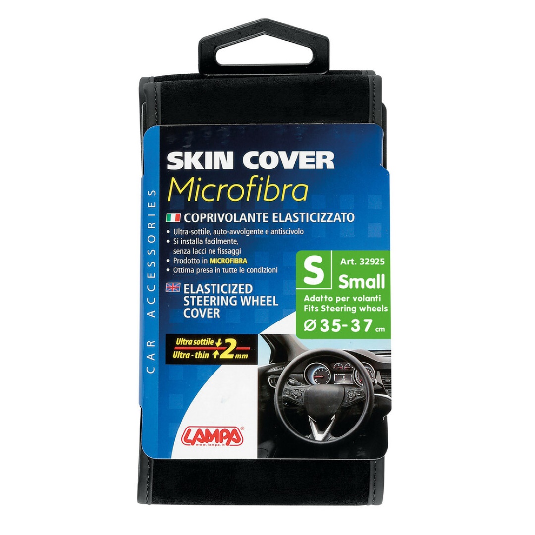 LAMPA Κάλυμμα Τιμονιού Αυτοκινήτου Skin-cover 35-37εκ. Ελαστικό Άοσμο Μικροϊνών Μαύρο 1-τεμ. (L3292.5) - Thumbnail 3