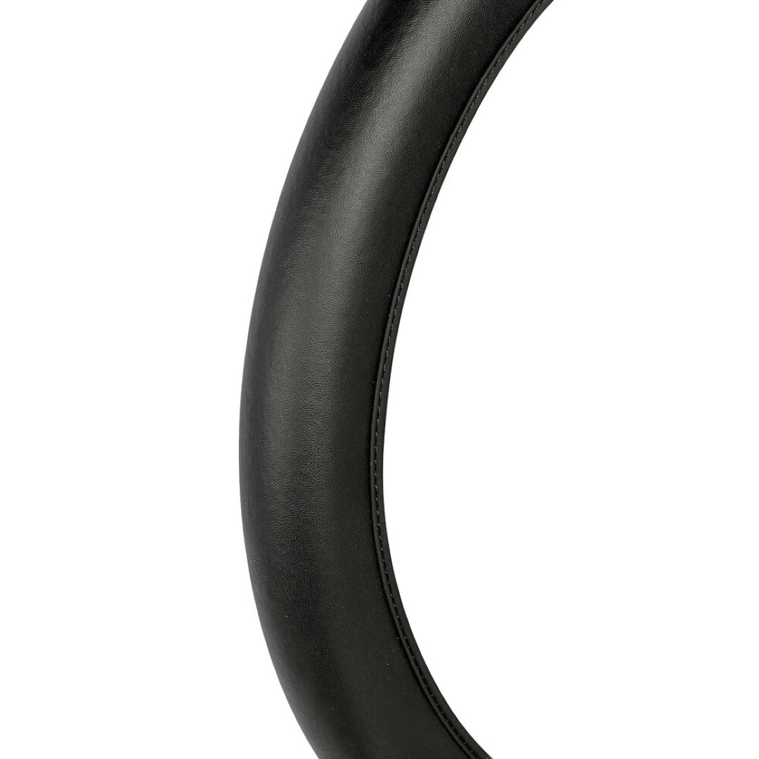LAMPA Κάλυμμα Τιμονιού Αυτοκινήτου Skin-cover 35-37εκ. Ελαστικό Άοσμο Ultra-soft Δερμάτινο Μαύρο 1-τεμ. (L3292.7) - Thumbnail 2
