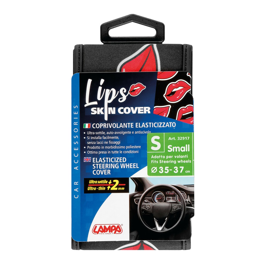 Καλυμμα Τιμονιου Skin-cover Lips-labbra (χειλη) 35/37CM (s) Μαυρο Ελαστικο Πολυεστερικο 2MM Παχος - Thumbnail 4