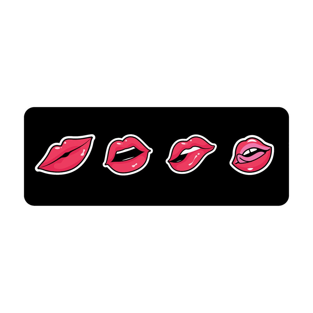 Καλυμμα Τιμονιου Skin-cover Lips-labbra (χειλη) 38/40CM (m) Μαυρο Ελαστικο Πολυεστερικο 2MM Παχος - Thumbnail 2
