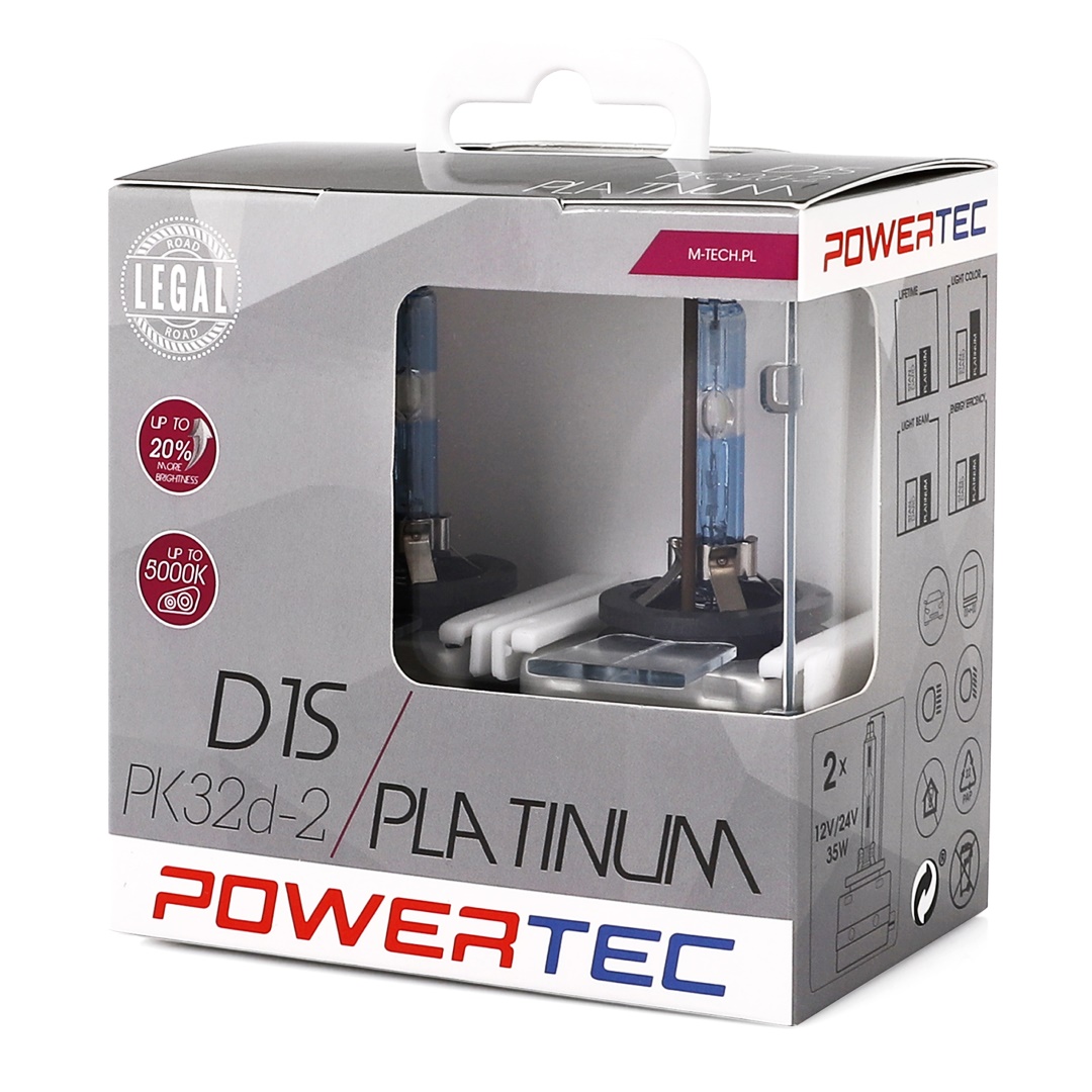 D1S 12V 35W PK32D-2 5.000K Powertec Platinum 2τεμ. M-TECH - Thumbnail 2
