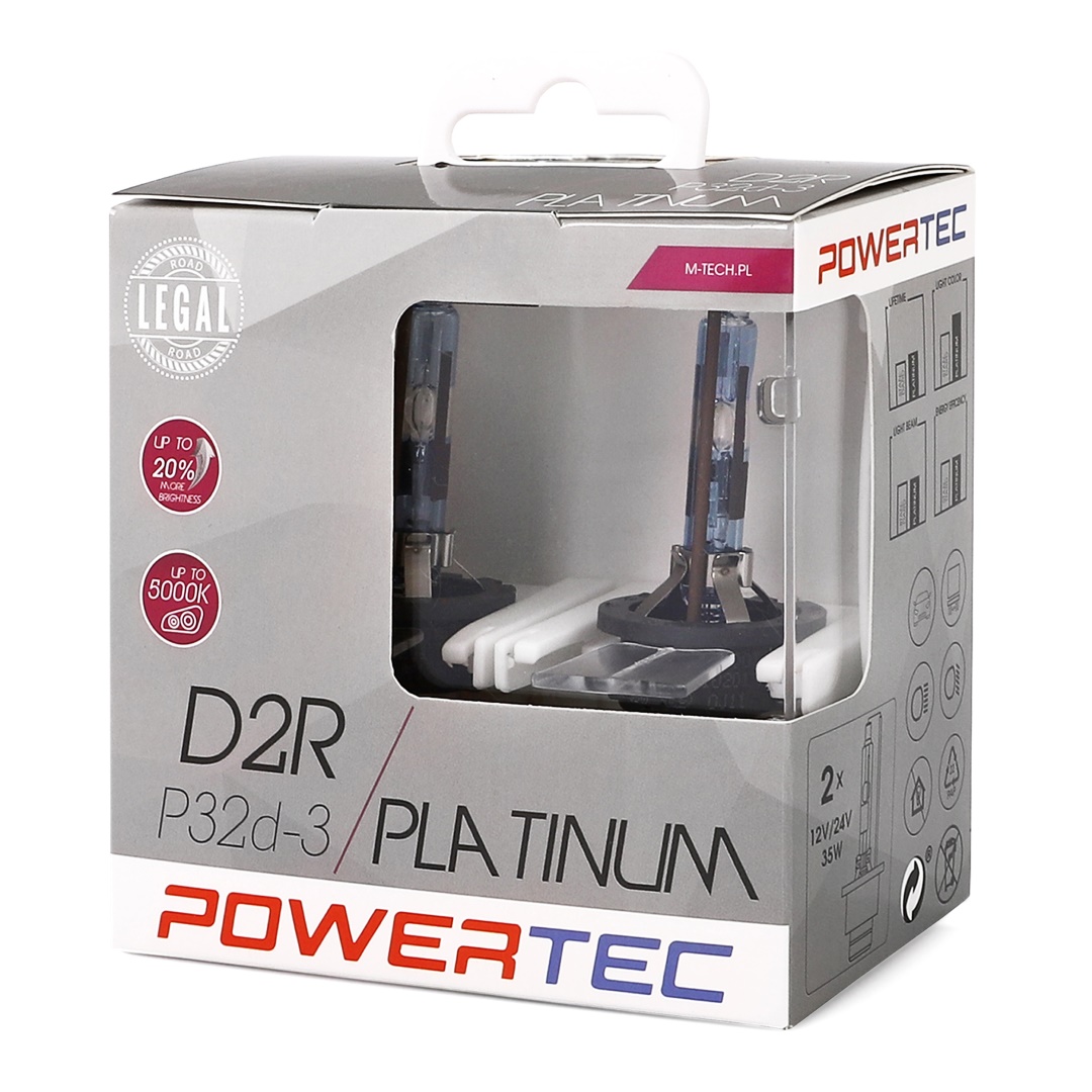 D2R 12V 35W P32D-3 5.000K Powertec Platinum 2τεμ. M-TECH - Thumbnail 2