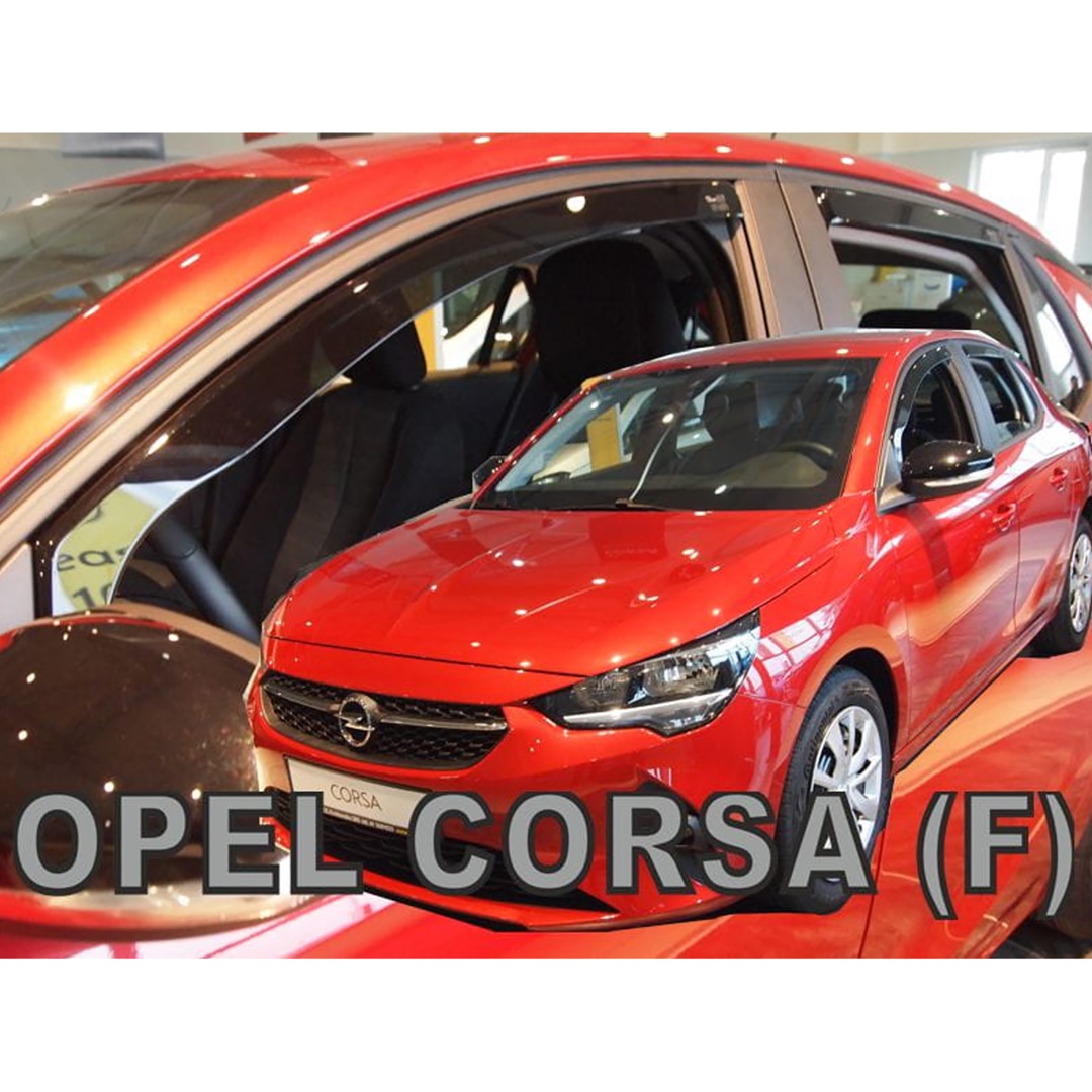 Ανεμοθραυστες Για Opel Corsa F 5D 2019+ / Peugeot 208 5D 2019+ Σετ Αυτοκινητου Απο Ευκαμπτο Φιμε Πλαστικο HEKO - 4 Τεμ. - Thumbnail 2