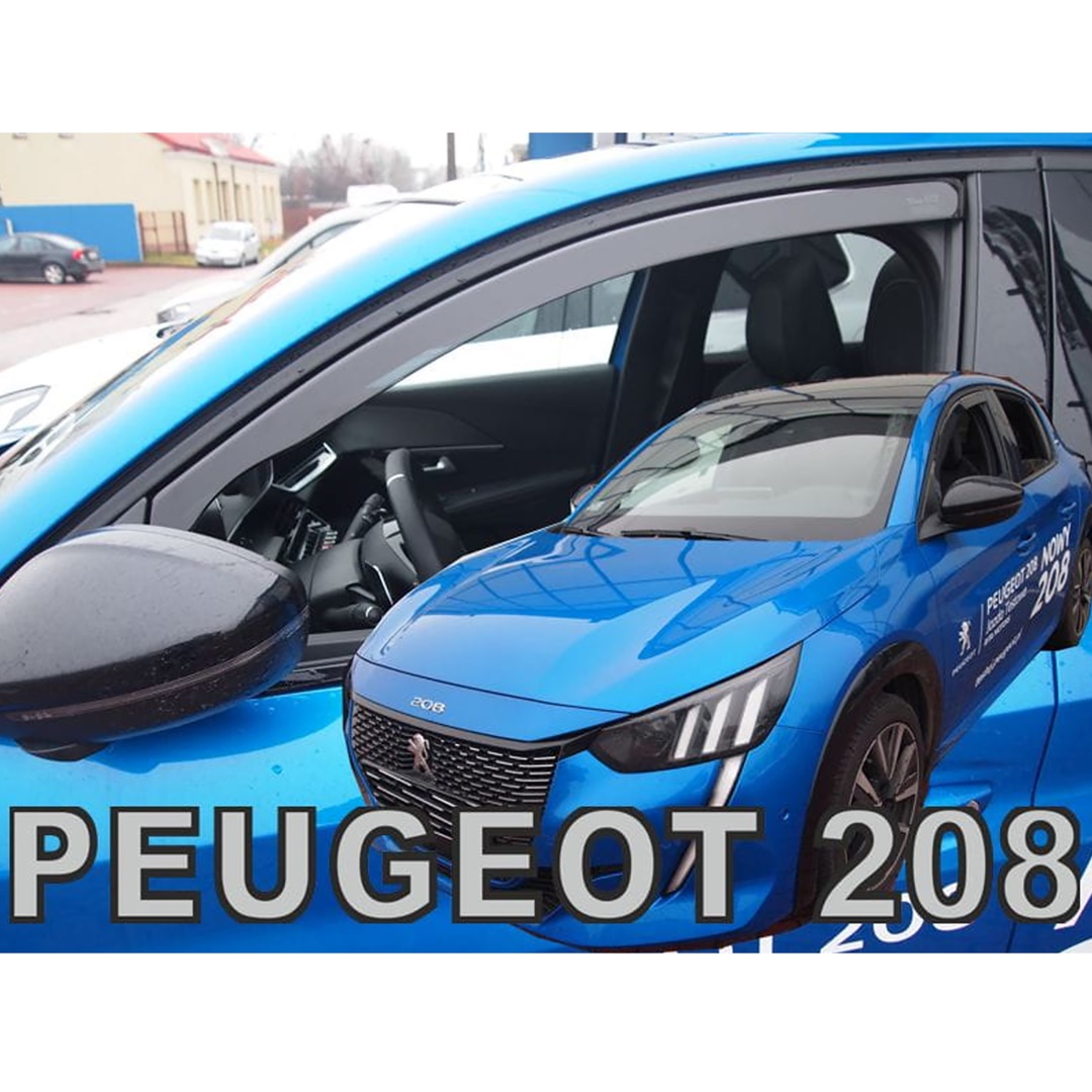 Ανεμοθραυστες Για Opel Corsa F 5D 2019+ / Peugeot 208 5D 2019+ Ζευγαρι Απο Ευκαμπτο Φιμε Πλαστικο HEKO - 2 Τεμ. - Thumbnail 2
