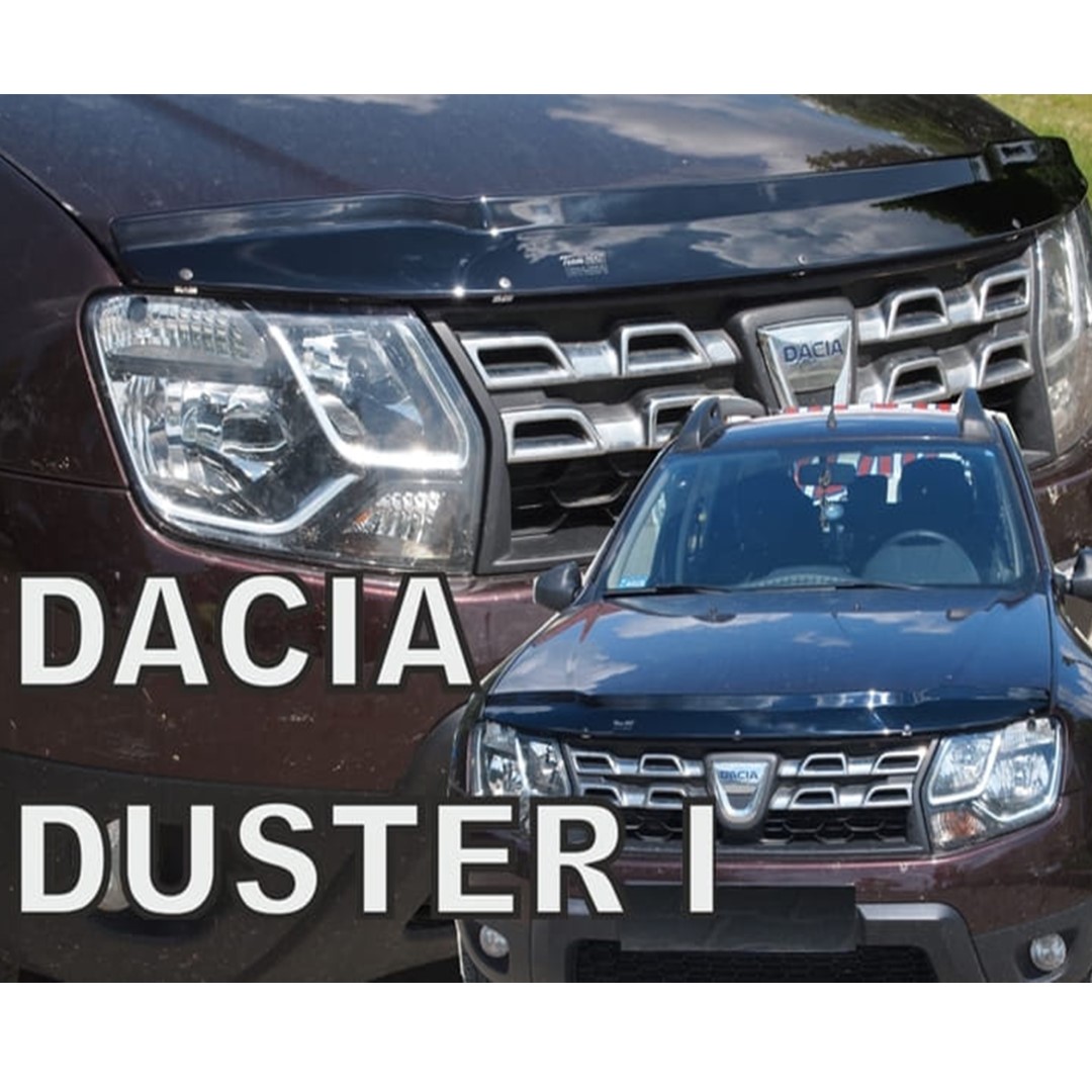 Ανεμοθραυστης Καπω Αυτοκινητου Για Dacia Duster 2010-2018 Απο Ευκαμπτο Φιμε Πλαστικο HEKO - 1 Τεμ.
