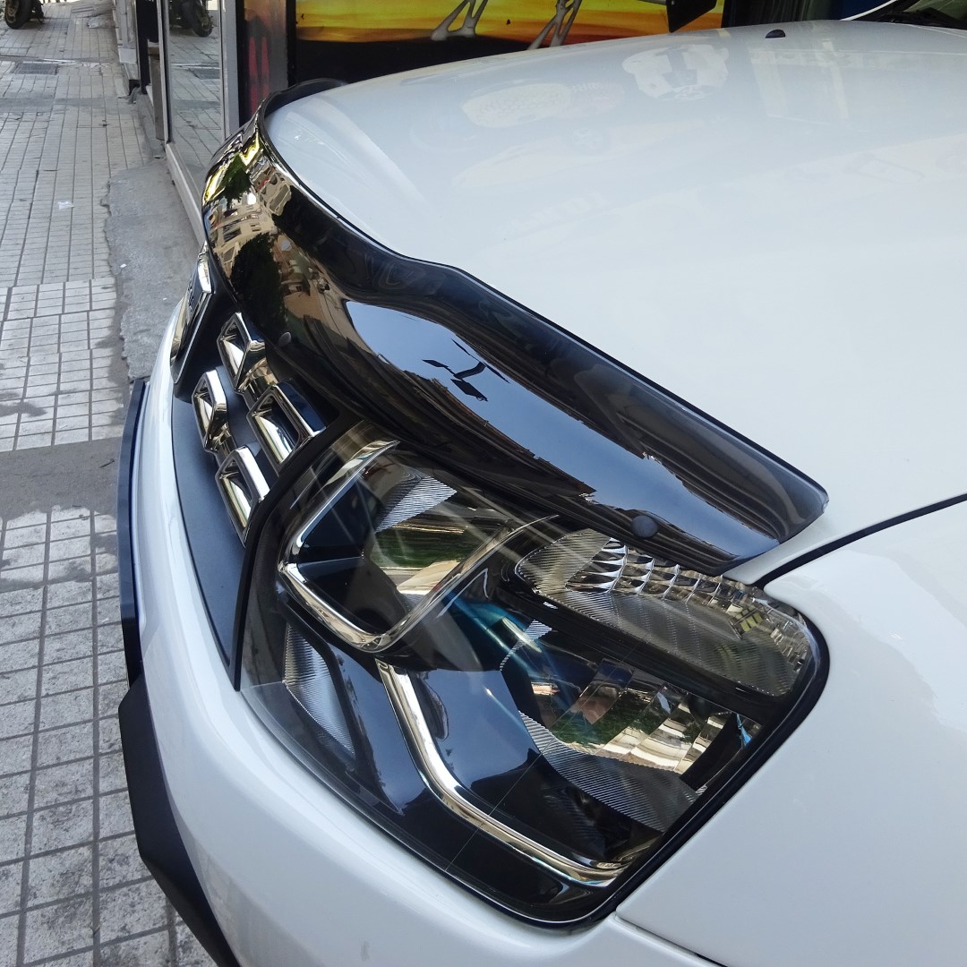 Ανεμοθραυστης Καπω Αυτοκινητου Για Dacia Duster 2010-2018 Απο Ευκαμπτο Φιμε Πλαστικο HEKO - 1 Τεμ. - Thumbnail 5