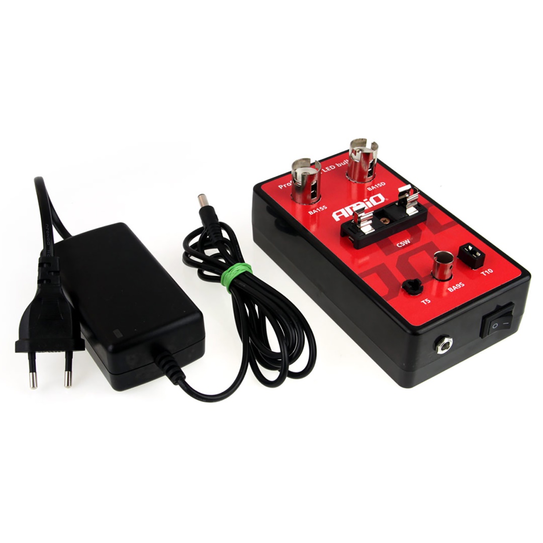 ΟΡΓΑΝΟ ΕΛΕΓΧΟΥ ΓΙΑ ΛΑΜΠΕΣ LED T5/T10 W5W/BA9S/BA15S/BA15D/C5W - LED TESTER 12V-5A 60W