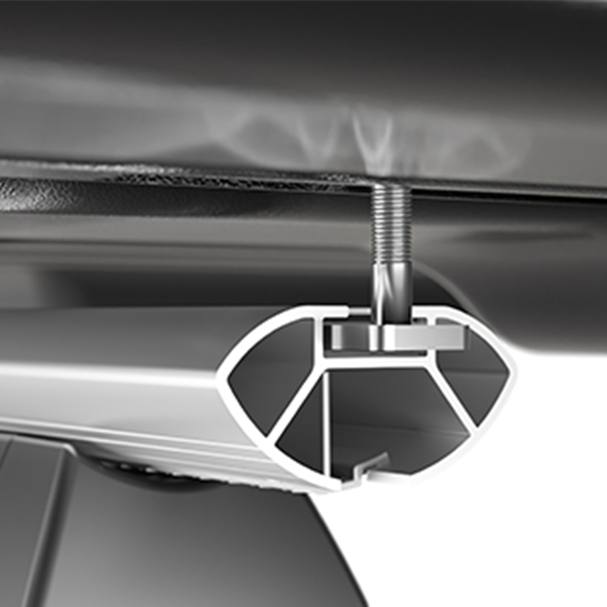 Μπαγκαζιερα Οροφης Diamond 500 Black (μαυρη/γυαλιστερη) MENABO - Thumbnail 11