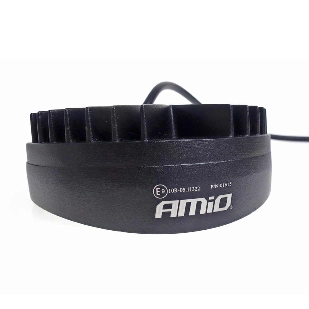 AMIO – Προβολέας Εργασίας LED Στρογγυλός AWL04 9-60V 27W 6000K 2200LM 9 LED Spot Για Ισχυρό Φωτισμό Σε Καθημερινή Χρήση – 1 Τεμ. (01615/AM) - Thumbnail 4