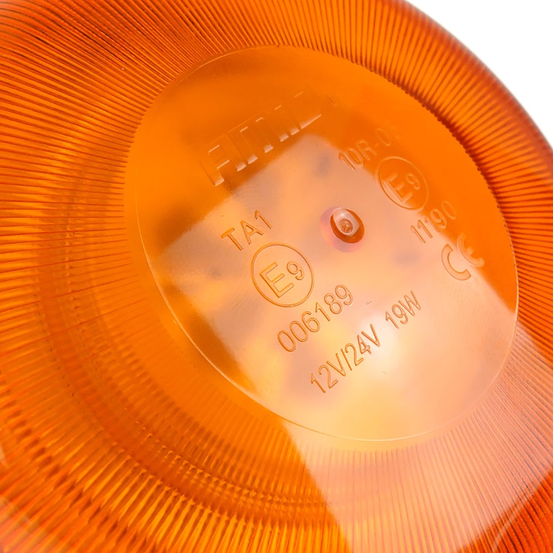 AMIO - Φαρος W03SB 12V/24V 36LED Βιδωτος (μονη Βιδα) Πορτοκαλι IP56 - 1 Τεμ. (02294/AM) - Thumbnail 2