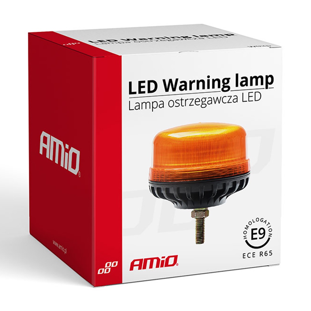 AMIO - Φαρος W03SB 12V/24V 36LED Βιδωτος (μονη Βιδα) Πορτοκαλι IP56 - 1 Τεμ. (02294/AM) - Thumbnail 3