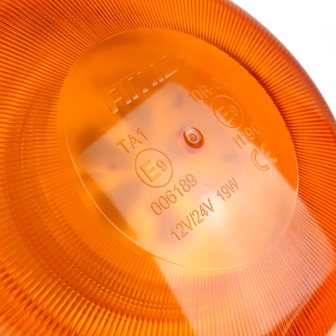 AMIO - Φαρος W03B 12V/24V 36LED Βιδωτος (3 Βιδες) Πορτοκαλι IP56 136X68MM - 1 Τεμ. (02296/AM) - Thumbnail 2