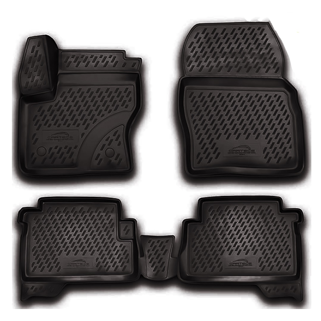 ΠΑΤΑΚΙΑ ΣΕ ΣΚΑΦΗ TPE ΛΑΣΤΙΧΟ ΓΙΑ FORD KUGA 5D 2013-2019  ΣΕ ΜΑΥΡΟ ΧΡΩΜΑ NOVLINE - 4 ΤΕΜ.