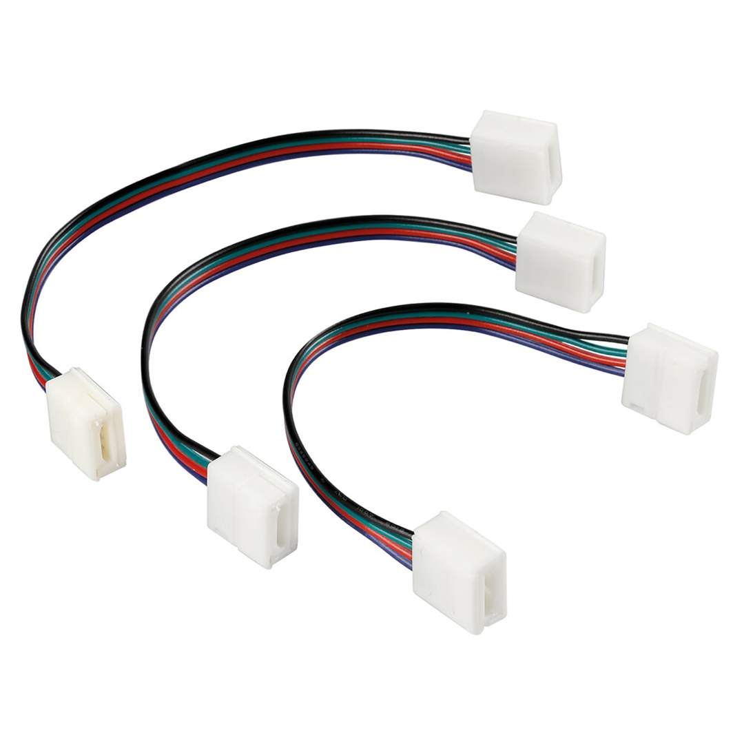 Ανταλλακτικη Φισα CONNECT-2 Με 4 Pin Για Ταινια LED Rgb 16CM 3 Τεμ.