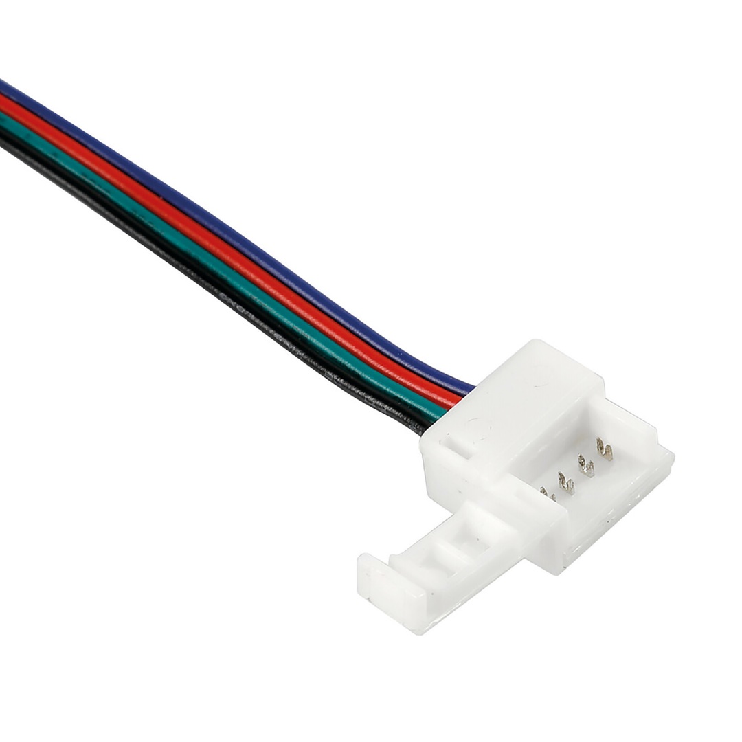 Ανταλλακτικη Φισα CONNECT-3 Με 4PIN 16 Cm Για Συνδεση Ταινιας Rgb LED Με Τηλεχειριστηριο 3 Τεμ. - Thumbnail 4