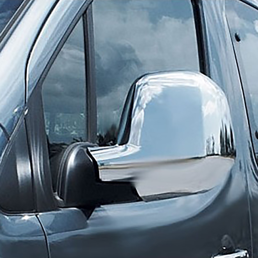 Καπακια Καθρεπτων Για Citroen Berlingo Ii Mvn 2008-2012 / Peugeot Partner Ii Tepee Mvn 2008 Χρωμιο Πλαστικα - 2τεμ. - Thumbnail 2