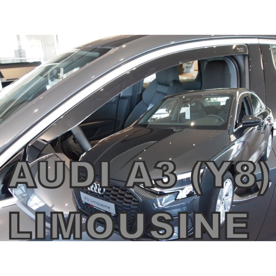 Ανεμοθραυστες Για Audi A3 Y8 Limousine 4D 2020-2021 / A3 Y8 Sportback 5D 2020-2021 Ζευγαρι Απο Ευκαμπτο Φιμε Πλαστικο HEKO - 2 Τεμ. - Thumbnail 2