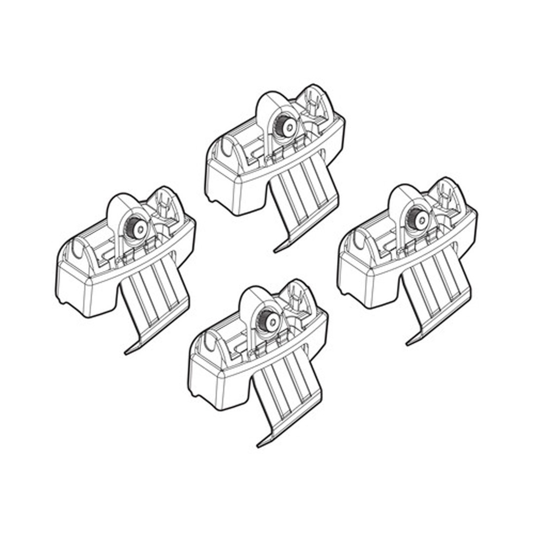 Ακρα Για Μπαρες NORDRIVE Για Peugeot 508 4D 06/18+ Kit