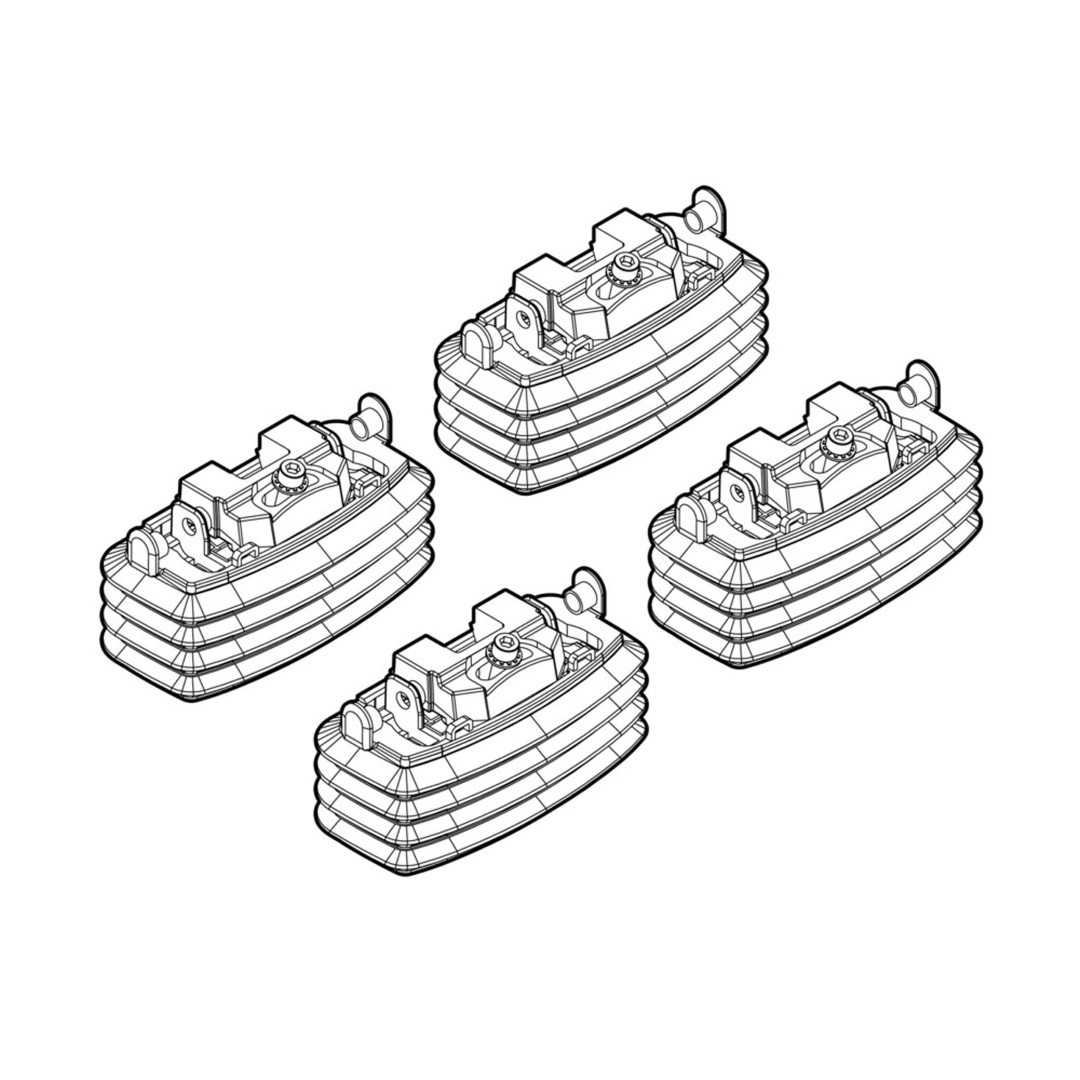 Ακρα Για Μπαρες NORDRIVE Για Mercedes A-class W169 3D/5D 9/04-4/10 Kit
